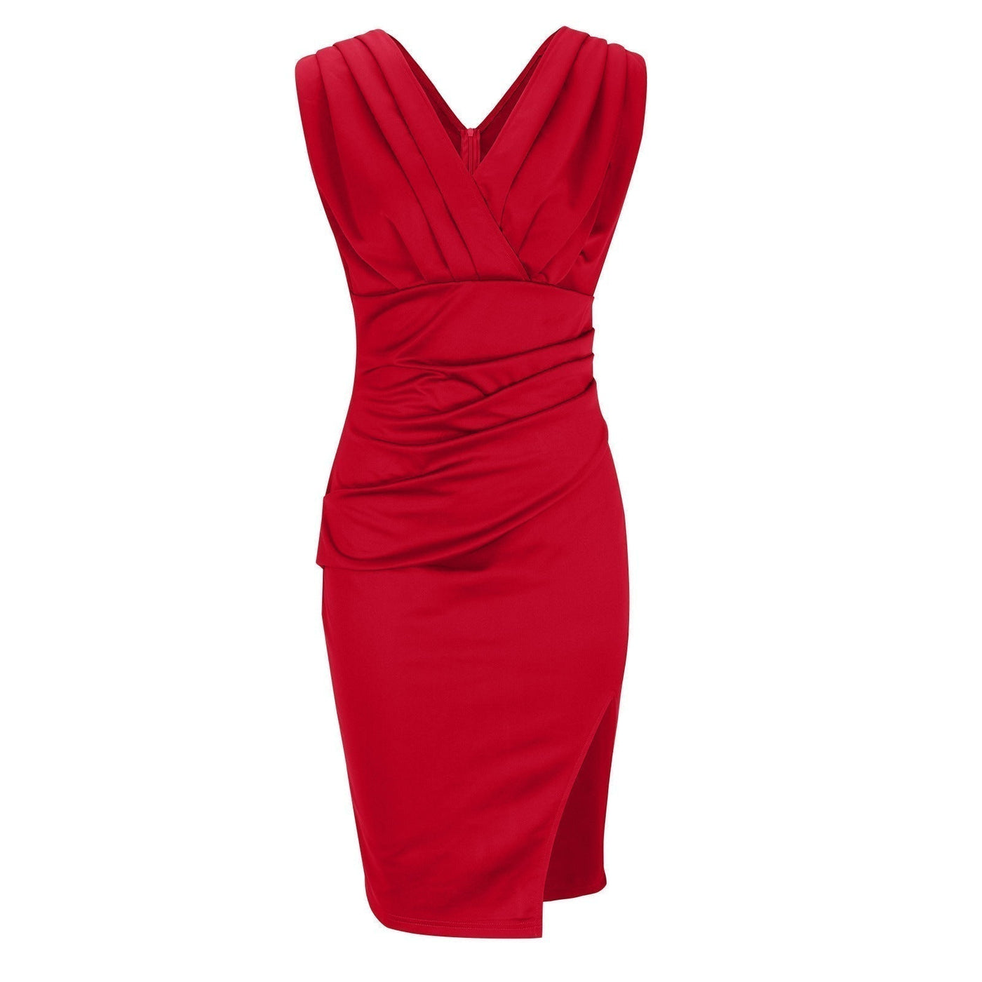 Fresia – Robe élégante près du corps à col en V