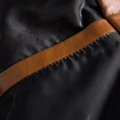 Fabian - Veste en similicuir de qualité supérieure