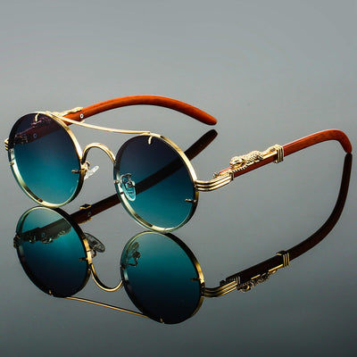 Theo - Lunettes de soleil rondes ornementées