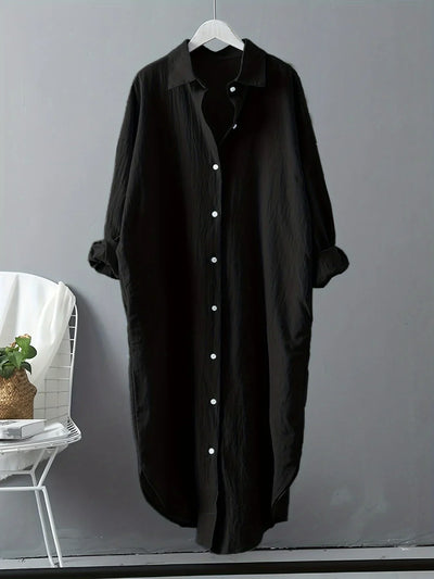 Gemma - Robe chemise longue