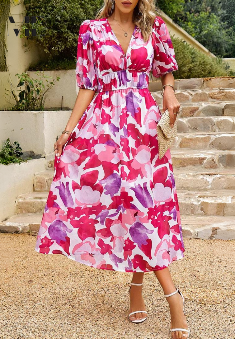 Flore - Robe à fleurs élégante