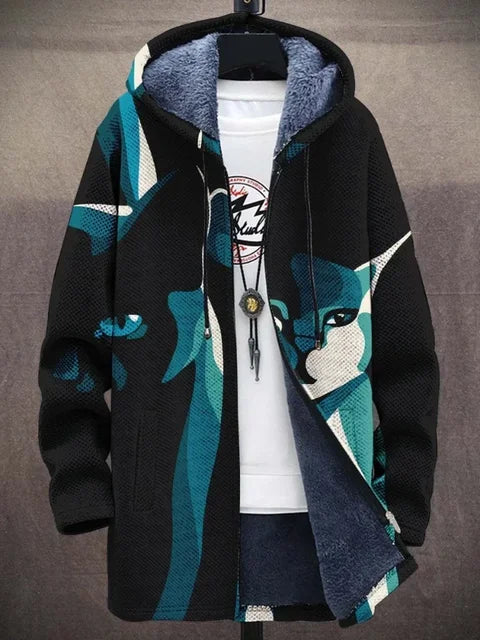 Anna - Veste imprimée chat