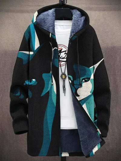 Anna - Veste imprimée chat