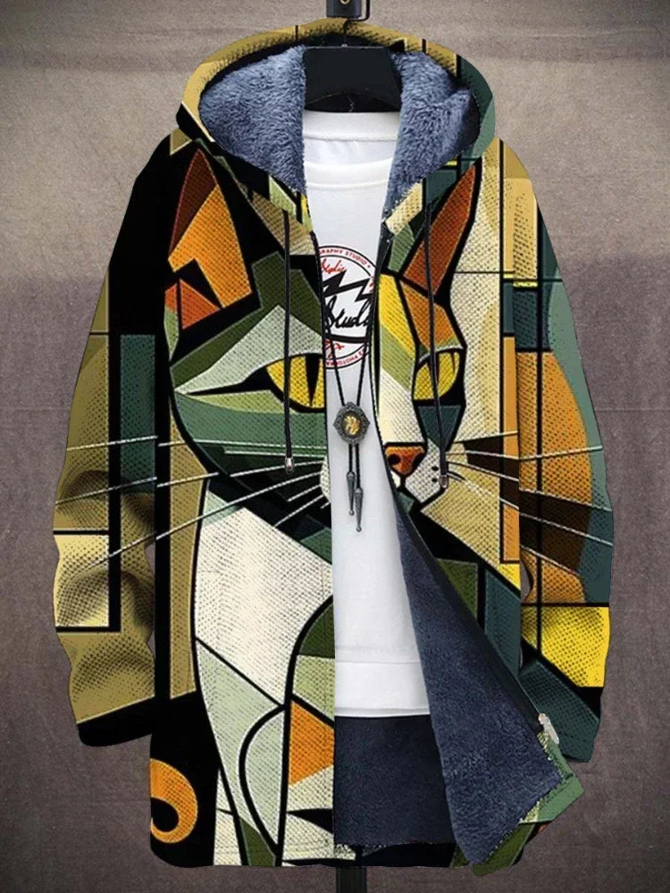 Anna - Veste imprimée chat