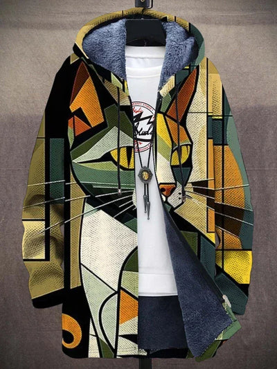 Anna - Veste imprimée chat