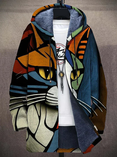Anna - Veste imprimée chat